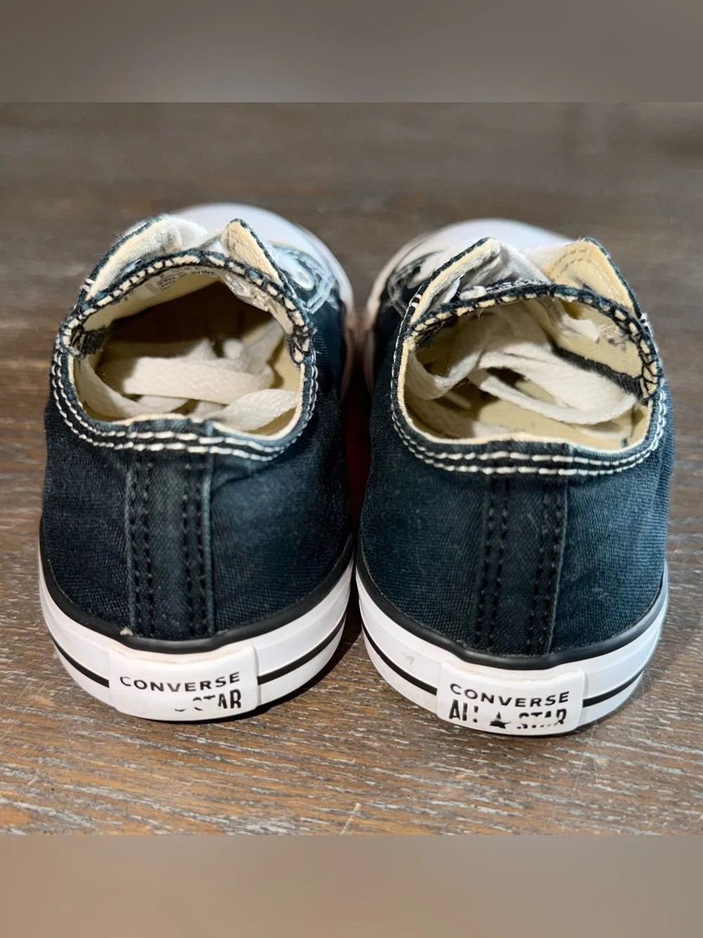 Converse black sneakers